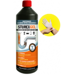 Sturex Gel, Disgorgante Per Cucina, Bidet e Lavabo Bagno, Confezione da 500 Ml., Euroacque