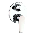 Monocomando Logos+ ad Incasso per Doccia con Deviatore, Colore Cromato, Mamoli