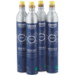 Kit Bombola di CO2 per Uso Alimentare da 425 Gr. (4 Bombole), Grohe