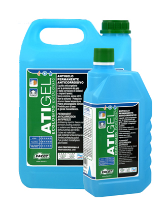 Atigel ecologico, 12 kg, anticongelante e anticorrosivo, marca Facot, Puglia Termica