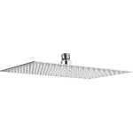 SOFFIONE DOCCIA WARRIORS IN ACCIAIO GETTO FISSO 20X20  MEL