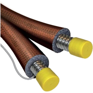 Twin solar system slim dn 20, spessore 9 mm, 20 mt, con tubo flessibile in acciaio e cavo sensore di temperatura. Vendita solo a rotolo, marca k-flex, Puglia Termica