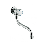 Rubinetto A Parete Solo Acqua Fredda snodo 1/2" con canna orientabile inferiore Ø 18 mm