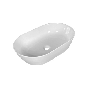 LAVABO DA APPOGGIO "ZETA" ELLITTICO 62x40 cm 