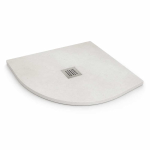 PIATTO DOCCIA SEMICIRCOLARE 90 x 90 cm H 3   "ULTRAFLAT" BIANCO