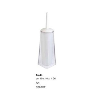 SCOPINO WC TOLDO BIANCO/TRASPARENTE KOH-I-NOOR