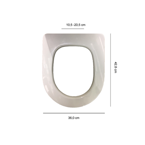 Copri Wc Eos Antaga, Linea Pozzi Ginori, Colore Bianco, Sapal